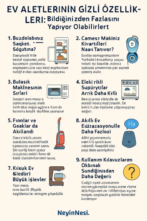 Ev Aletlerinin Bilinmeyen Özellikleri