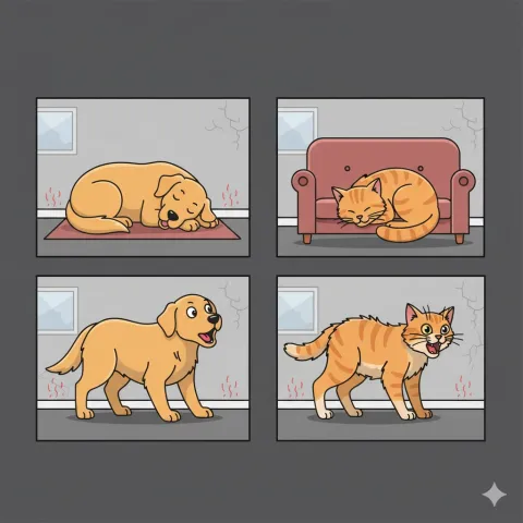 Köpekler ve Kediler Depremi Gerçekten Önceden Hisseder mi?