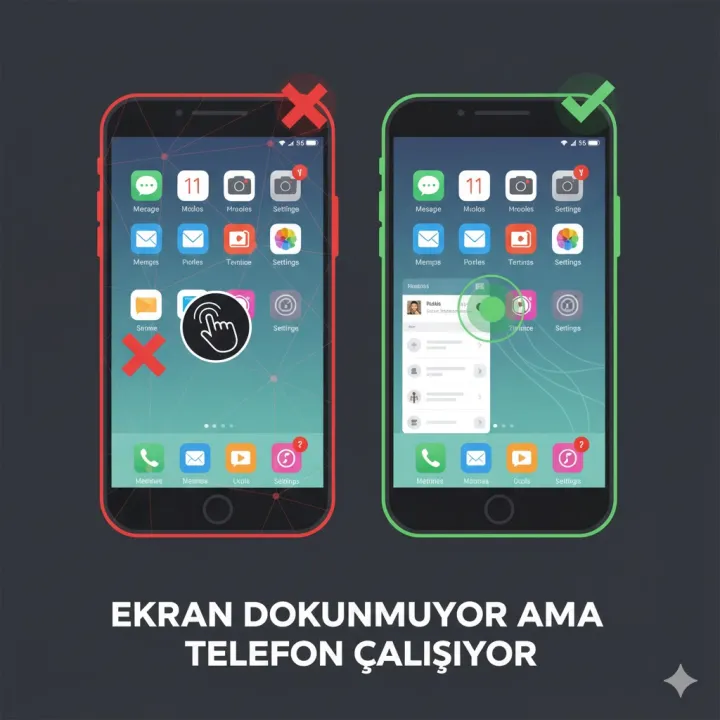 ekran dokunmuyor