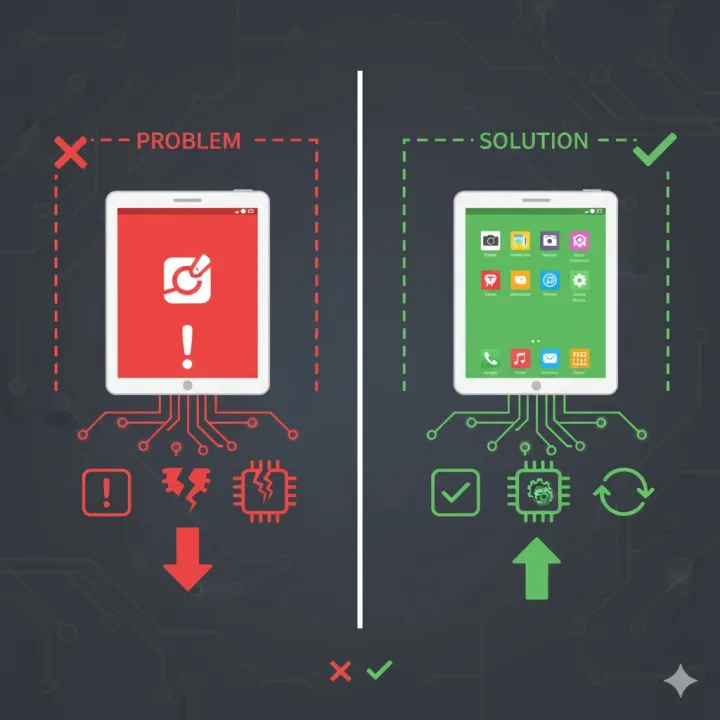 tablet açılmıyor