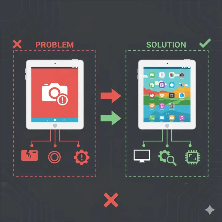 tablet ekranı