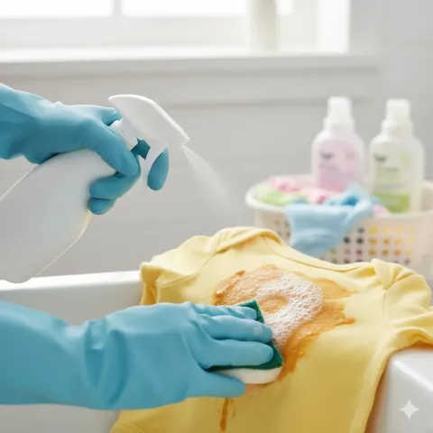 Bebek Kıyafetinden Mama Lekesi Nasıl Çıkar?