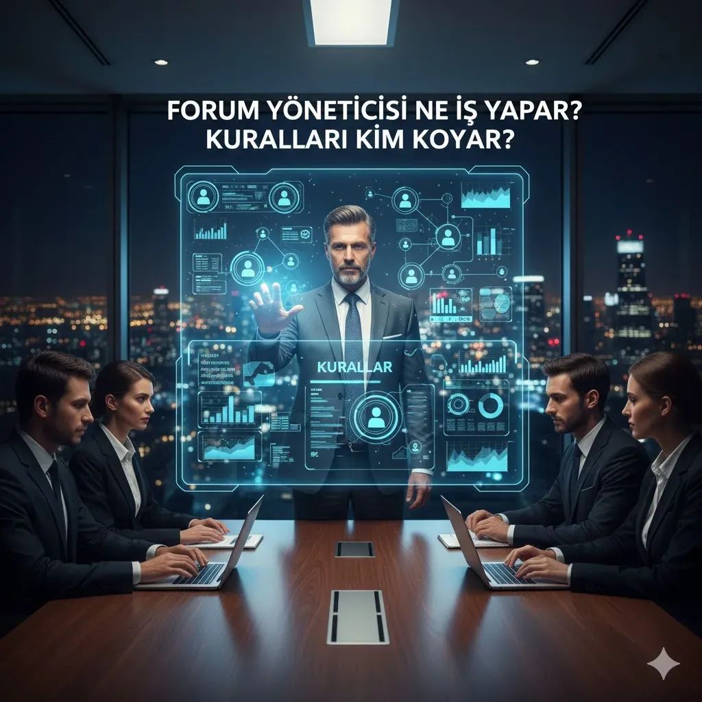Forum Yöneticisi Ne İş Yapar? Kuralları Kim Koyar?