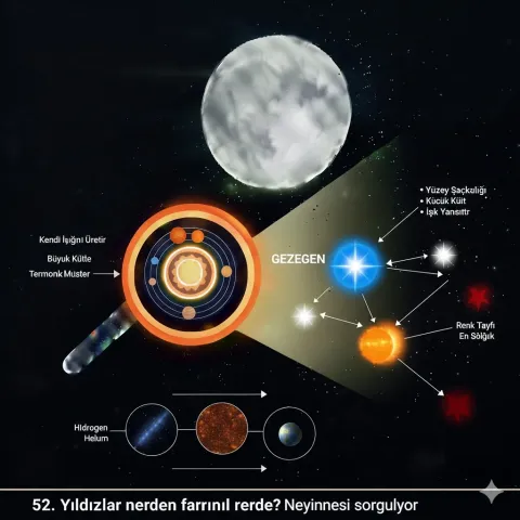 Yıldızlar Neden Farklı Renklerde? Kozmik Işığın Gizemi