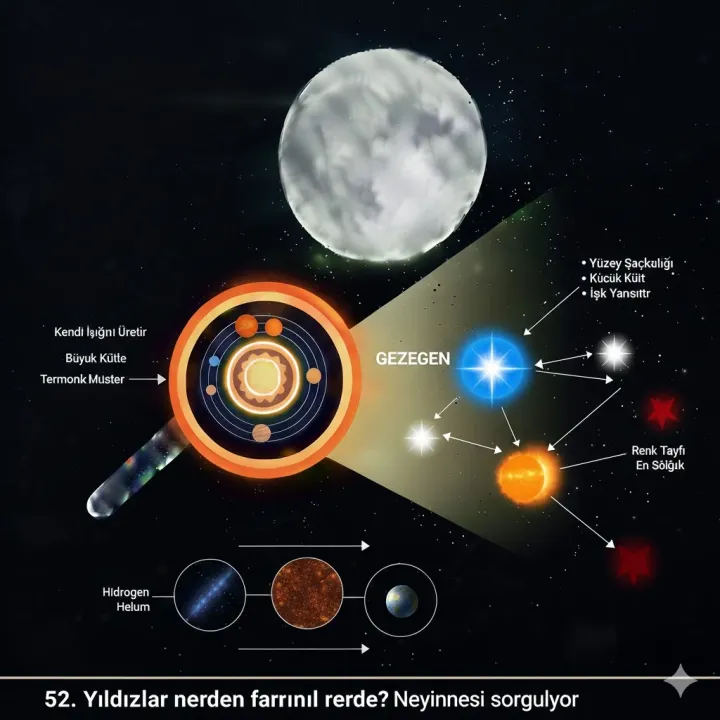 Yıldızlar Neden Farklı Renklerde? Kozmik Işığın Gizemi