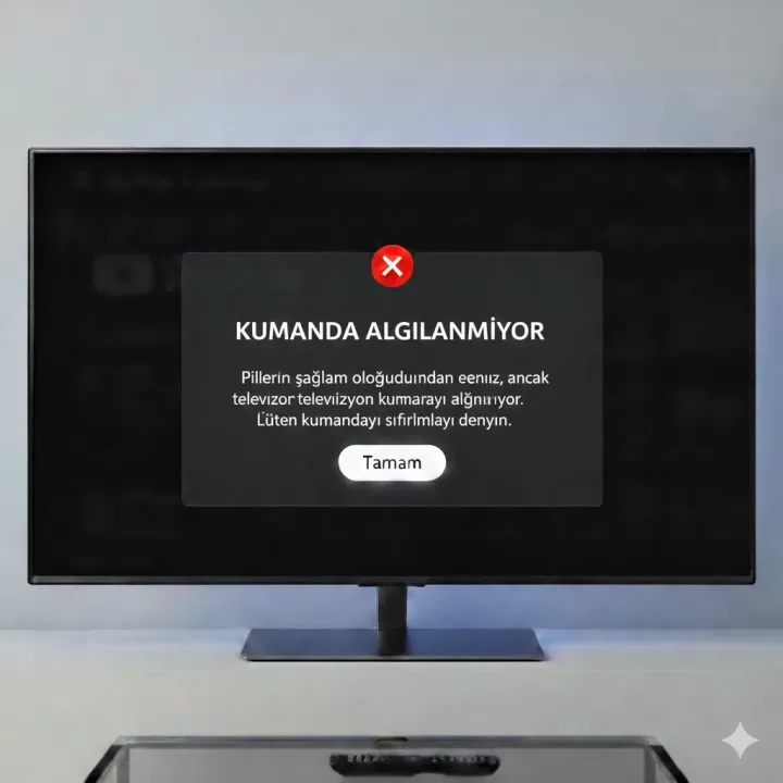 Samsung TV Kumanda Algılamıyor Ama Piller Sağlamsa