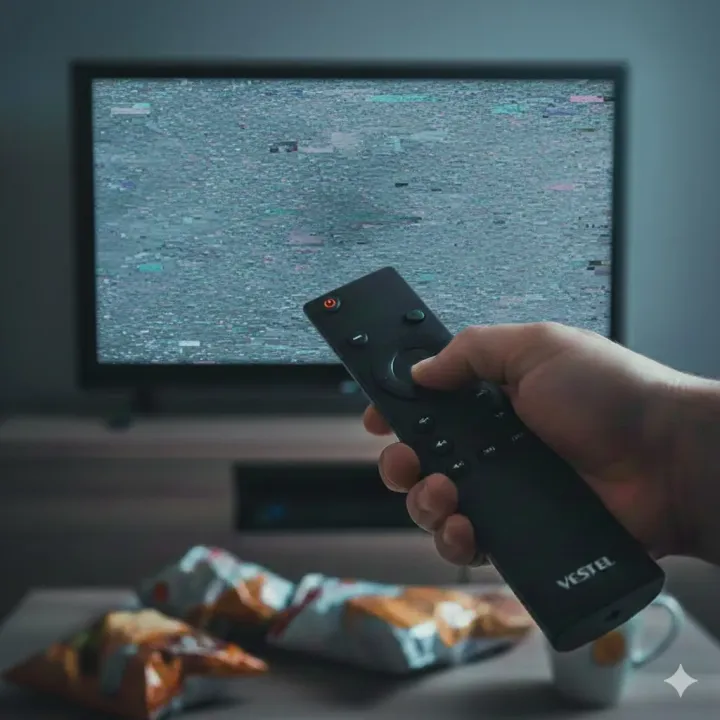 Vestel TV USB Takınca Donuyor