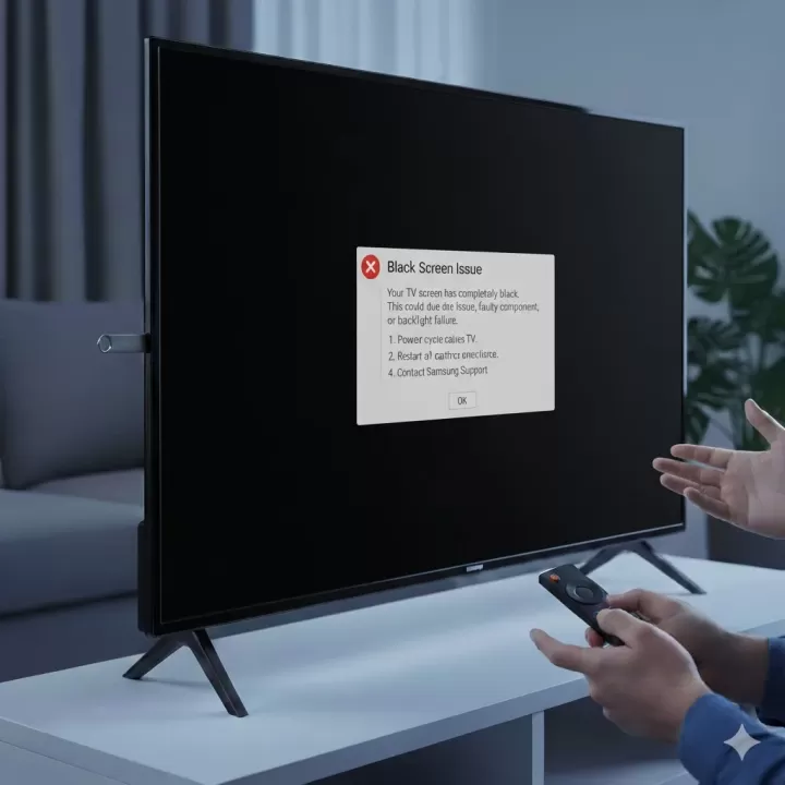 Samsung TV Siyah Ekran Sorunu Neden Olur