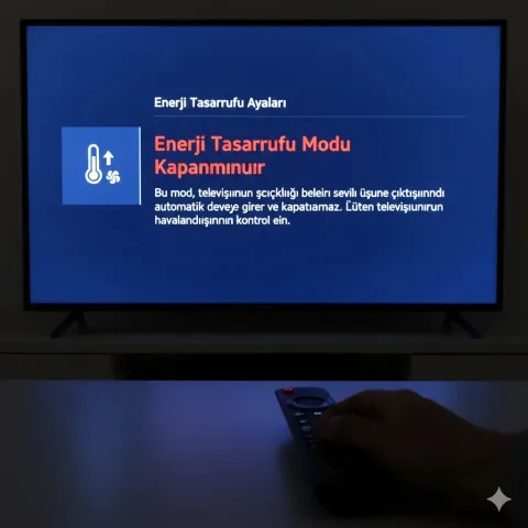 Samsung TV Enerji Tasarrufu Modu Kapanmıyorsa