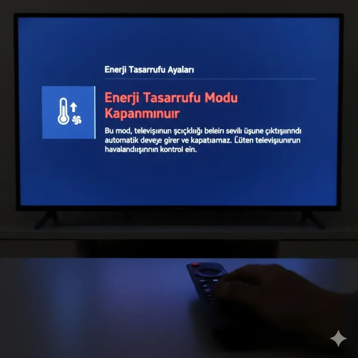 Samsung TV Enerji Tasarrufu Modu Kapanmıyorsa