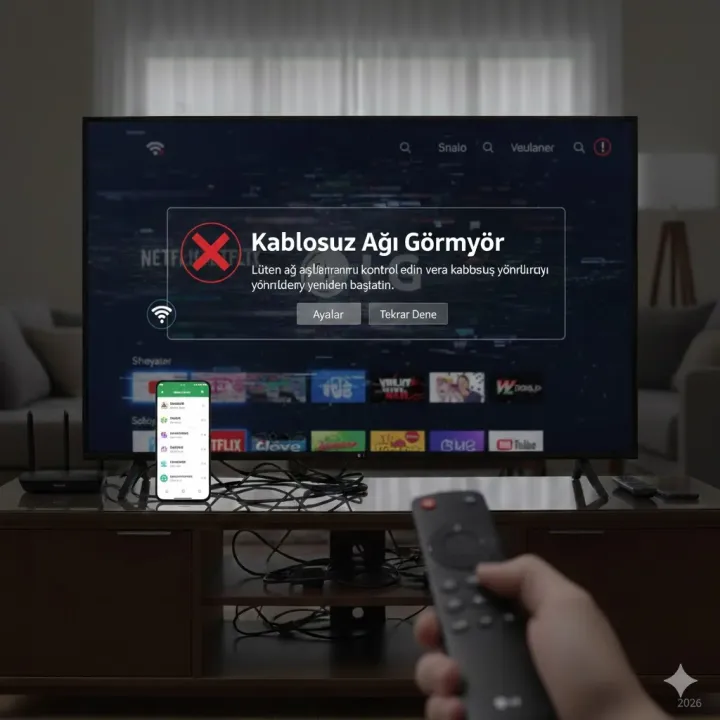 LG TV Kablosuz Ağı Görmüyor Ama Telefon Bağlanıyor