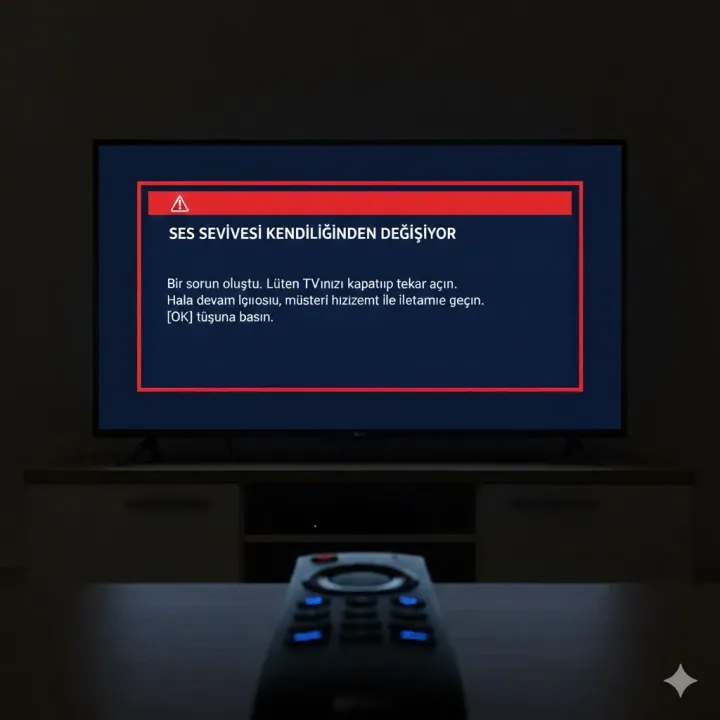 LG TV Ses Seviyesi Kendiliğinden Değişiyor