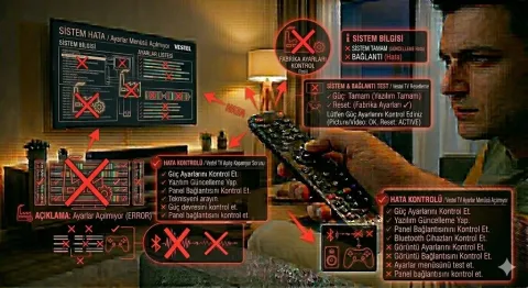 Vestel TV Ayarlar Menüsü Açılmıyor