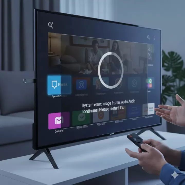 Samsung TV’de Ses Geliyor Ama Görüntü Donup Kalıyorsa
