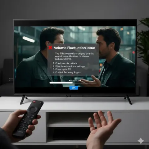 Samsung TV Ses Seviyesi Kendiliğinden Artıp Azalıyorsa