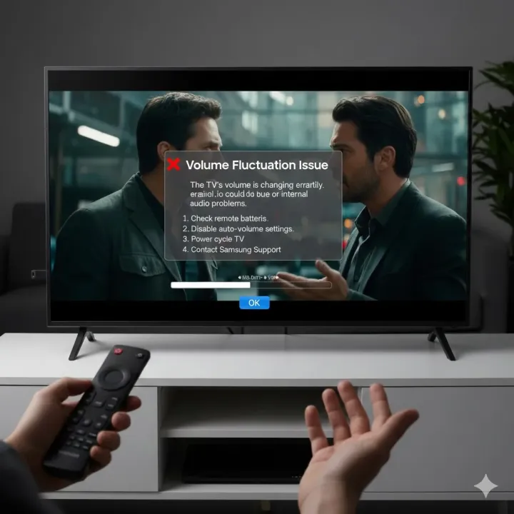 Samsung TV Ses Seviyesi Kendiliğinden Artıp Azalıyorsa