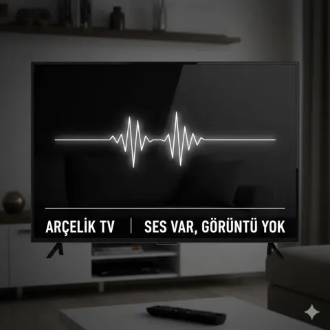 Arçelik TV Ses Var Görüntü Yok Sorunu