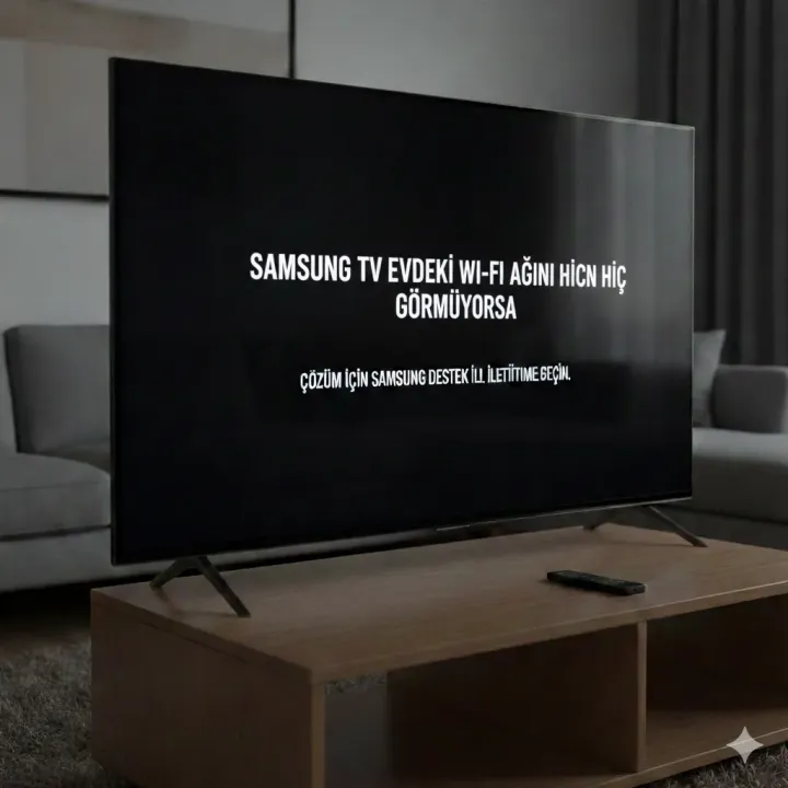 Samsung TV Evdeki Wi-Fi Ağını Hiç Görmüyorsa