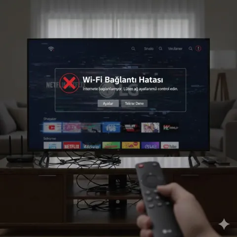 LG Smart TV İnternete Bağlanmıyor Wi-Fi Hatası
