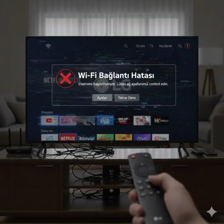 LG Smart TV İnternete Bağlanmıyor Wi-Fi Hatası