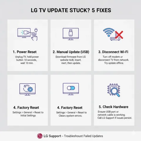 LG TV Güncelleme Yapılmıyor Yükleme Takılıyor