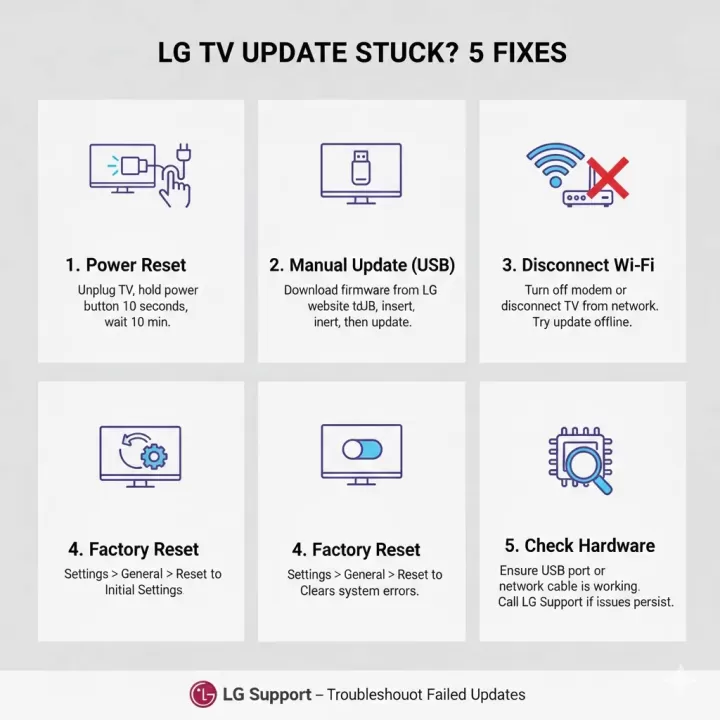 LG TV Güncelleme Yapılmıyor Yükleme Takılıyor