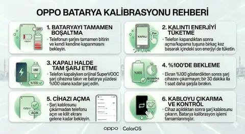 Oppo batarya kalibrasyonu nasıl yapılır?