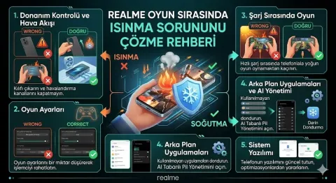 Realme oyun sırasında ısınma sorununu çözme