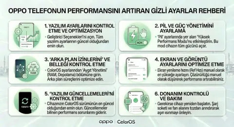 Oppo telefonun performansını artıran gizli ayarlar