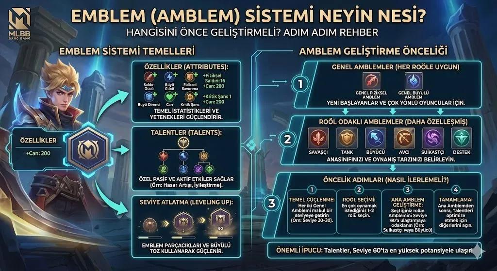 "Emblem" (Amblem) Sistemi Neyin Nesi? Hangisini Önce Geliştirmeli?