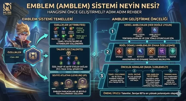 "Emblem" (Amblem) Sistemi Neyin Nesi? Hangisini Önce Geliştirmeli?