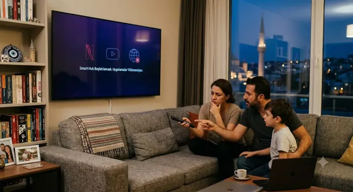 Samsung Smart Hub Açılmıyor Uygulamalar Gelmiyor neden