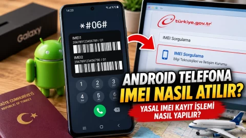 Android Telefona IMEI Nasıl Atılır? Yasal IMEI Kayıt İşlemi Nasıl Yapılır?