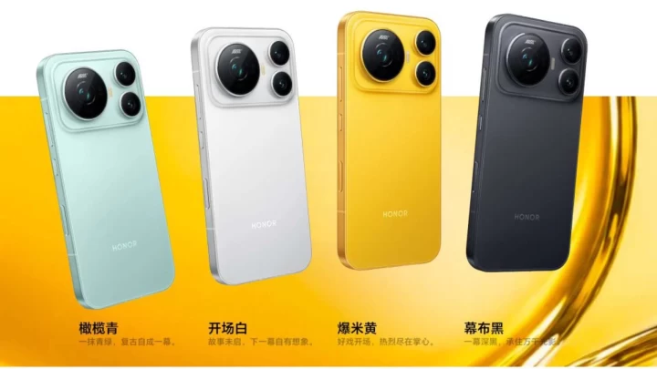 Honor Magic 9 Super Edition telefonun dört farklı renk seçeneği