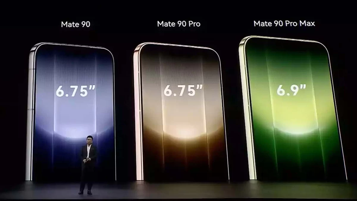 Huawei Mate 90, Mate 90 Pro ve Mate 90 Pro Max modellerinin ekran boyutları