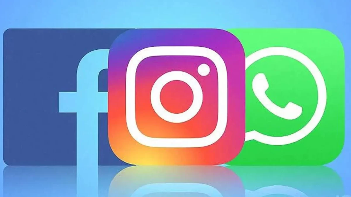 Instagram, Facebook ve WhatsApp uygulama simgeleri