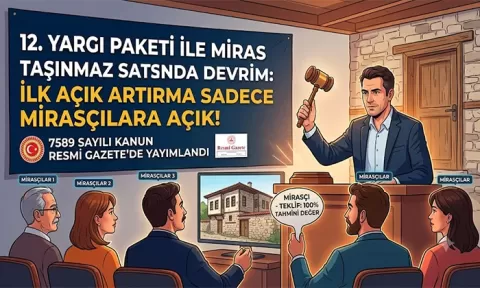 Miras Taşınmazlarının İlk İhalesine Yalnızca Mirasçılar Katılabilecek