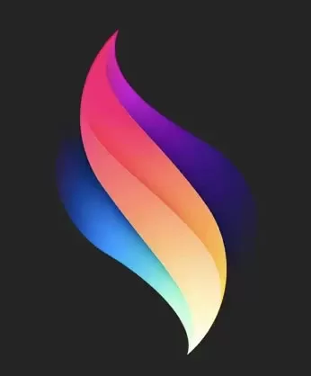 Procreate Dreams uygulamasının renkli simgesi