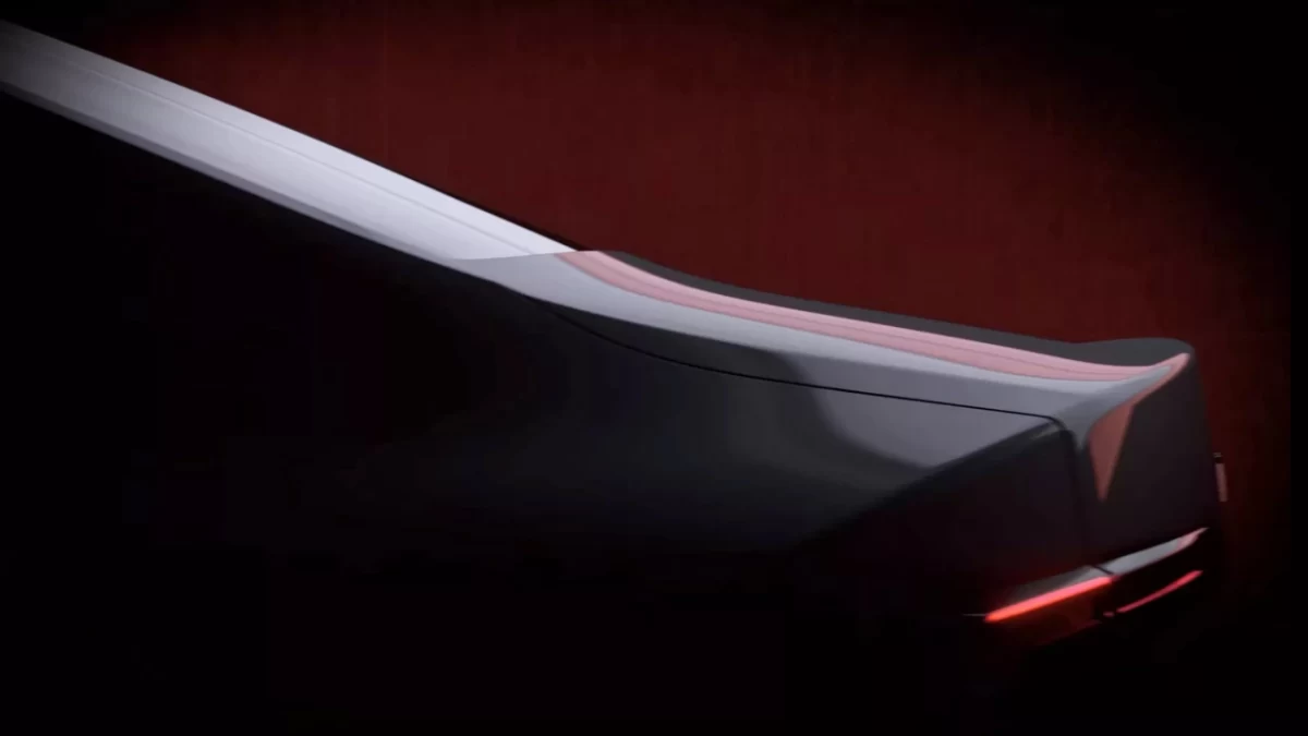Volvo ES90’ın arka gövdesinin yakın planı