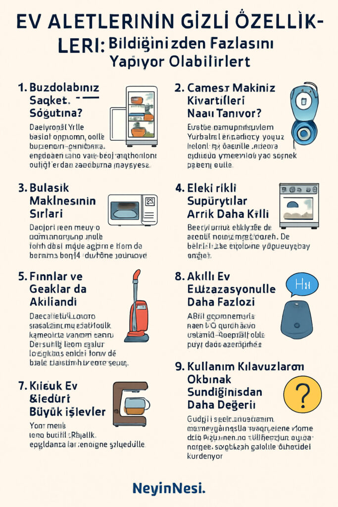 Ev Aletlerinin Bilinmeyen Özellikleri