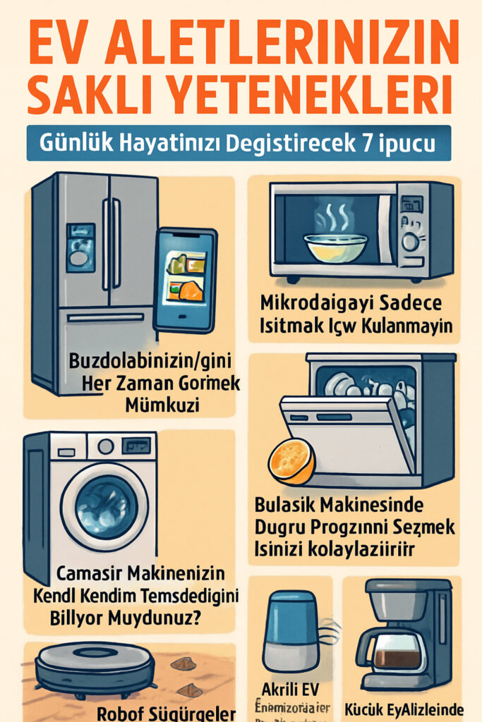 Ev aletlerinin gizli yetenekleri