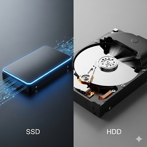 SSD ile HDD arasındaki fark
