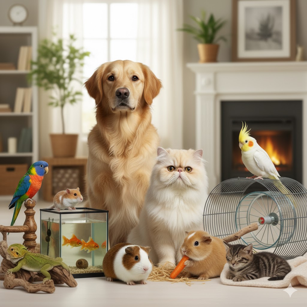 evcil hayvan türler,