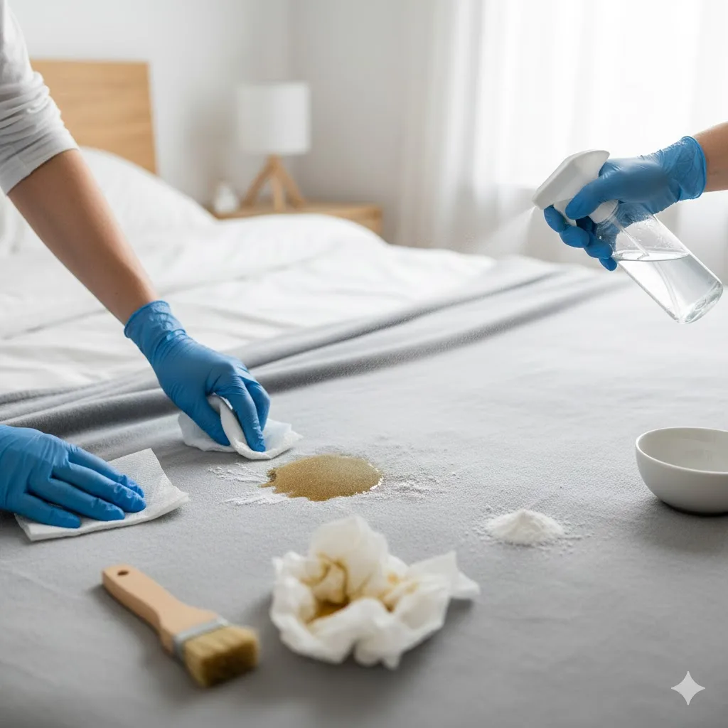 battaniyeden yağ lekesi