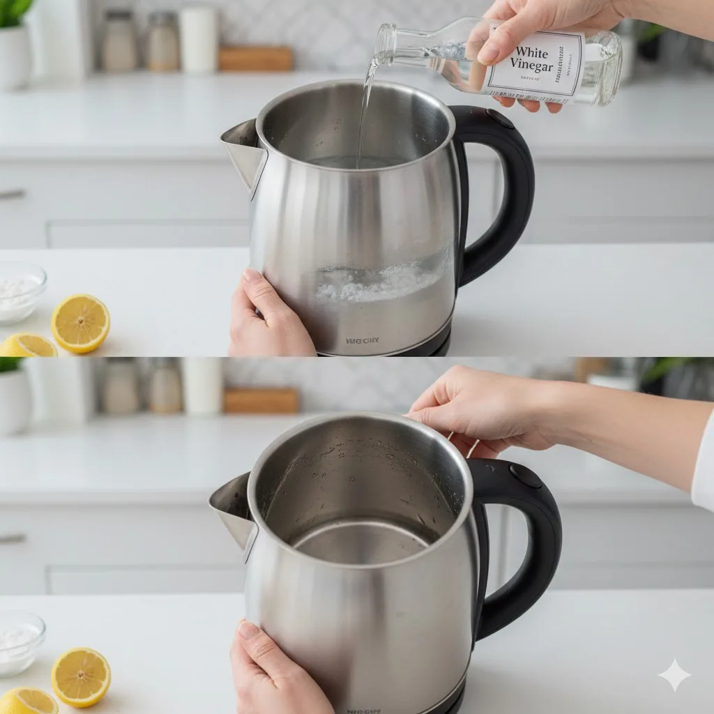 kireçlenen çaydanlık