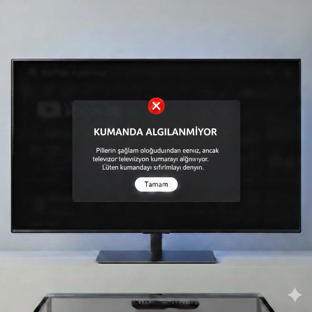 Samsung TV Kumanda Algılamıyor Ama Piller Sağlamsa algılama