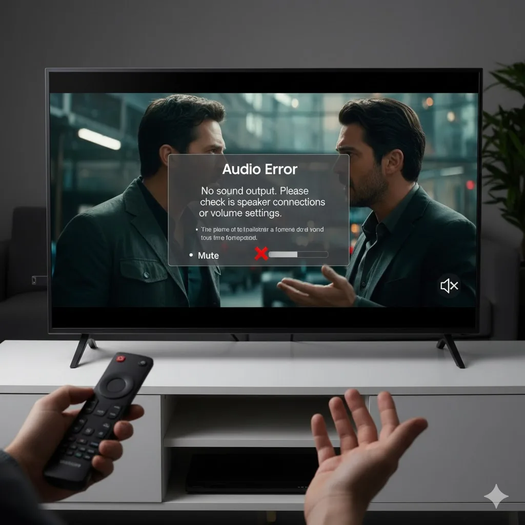 Samsung Televizyonda Görüntü Var Ama Hiç Ses Gelmiyorsa au