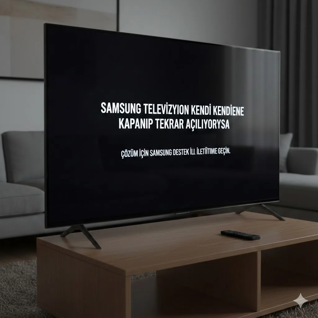 Samsung Televizyon Kendi Kendine Kapanıp Tekrar Açılıyorsa kapı
