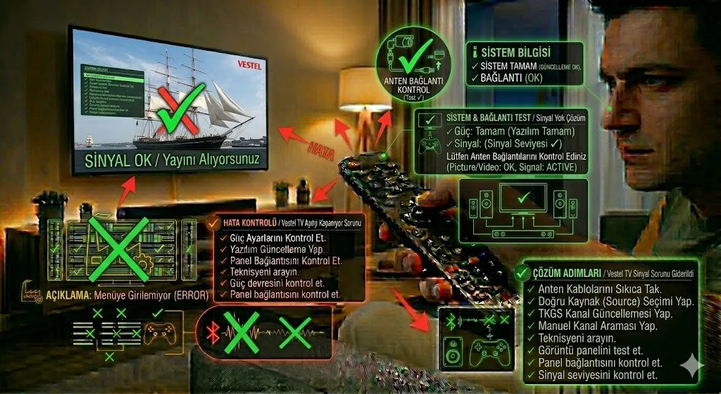 Vestel TV Güncelleme Yapılmıyor t