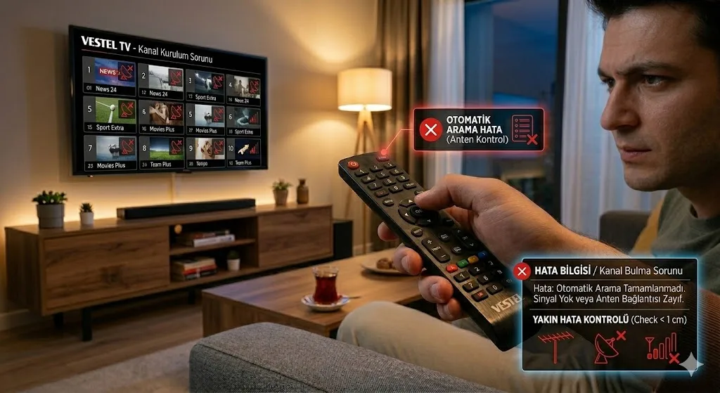 Vestel TV Yazılım Hatası Nasıl Düzeltilir vee